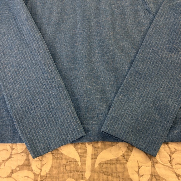 Lululemon Swiftly Tech Long Sleeve 2.0 ~ Size 4 ~ Regatta Blue - Picture 2 of 11
